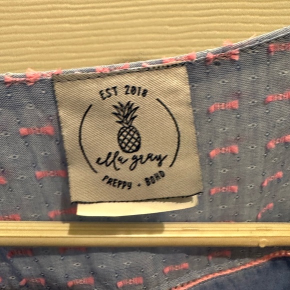 Blue Dress with Pink Stitching - NWT! - Picture 2 of 6